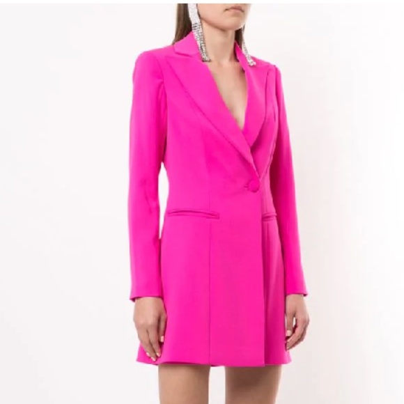 JAYGODFREY Dresses & Skirts - Jay Godfrey Pink Ace Blazer Mini Dress - Size 4